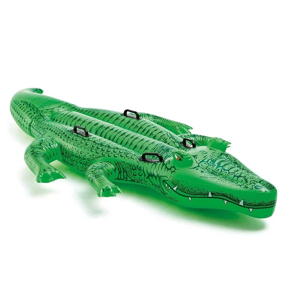 Intex Giant intex Gator Ride-On, 80" X 45", for Ages 3+ watersports - Picture 1 of 4